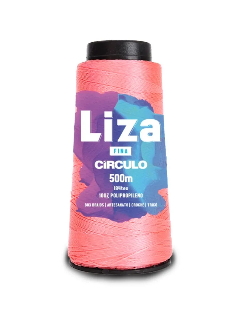 3214 LINHA CIRCULO LIZA FINA 500M 100%PP