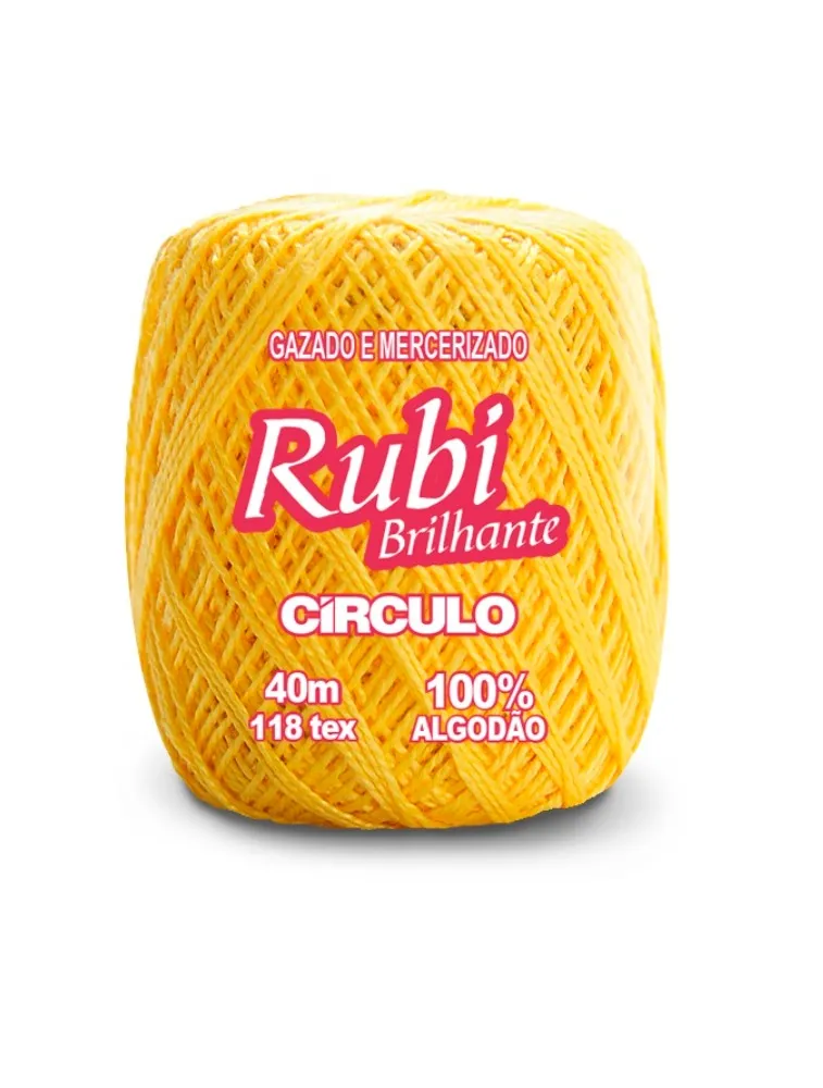 1205 LINHA CIRCULO RUBI 40M 100%CO 