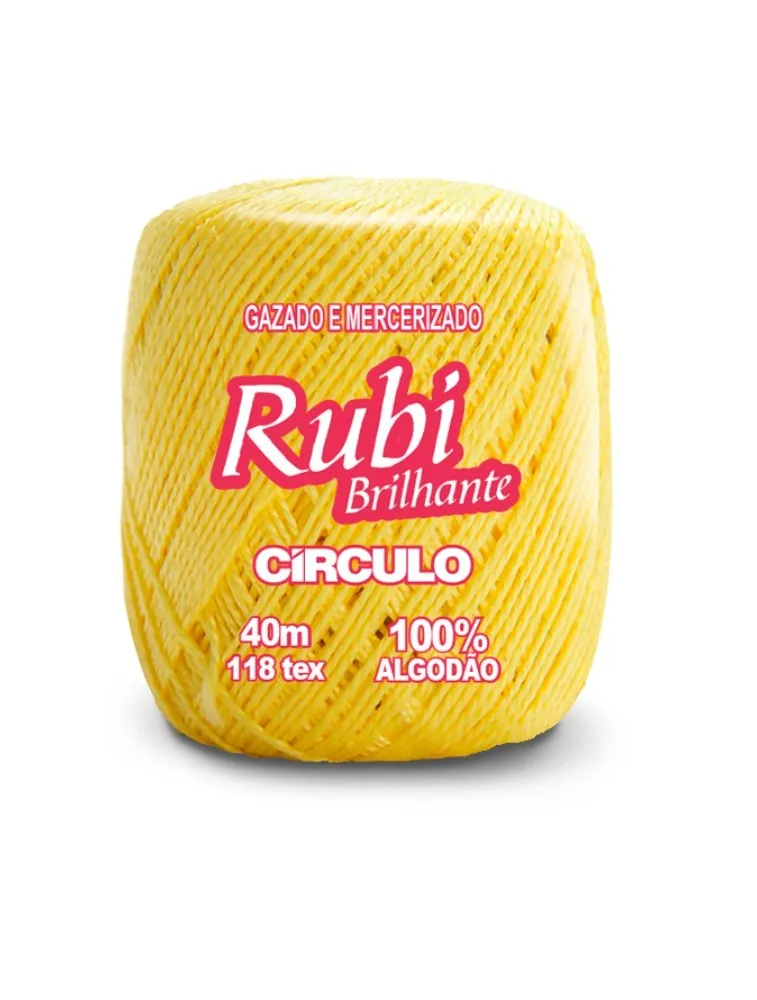 1216 LINHA CIRCULO RUBI 40M 100%CO 