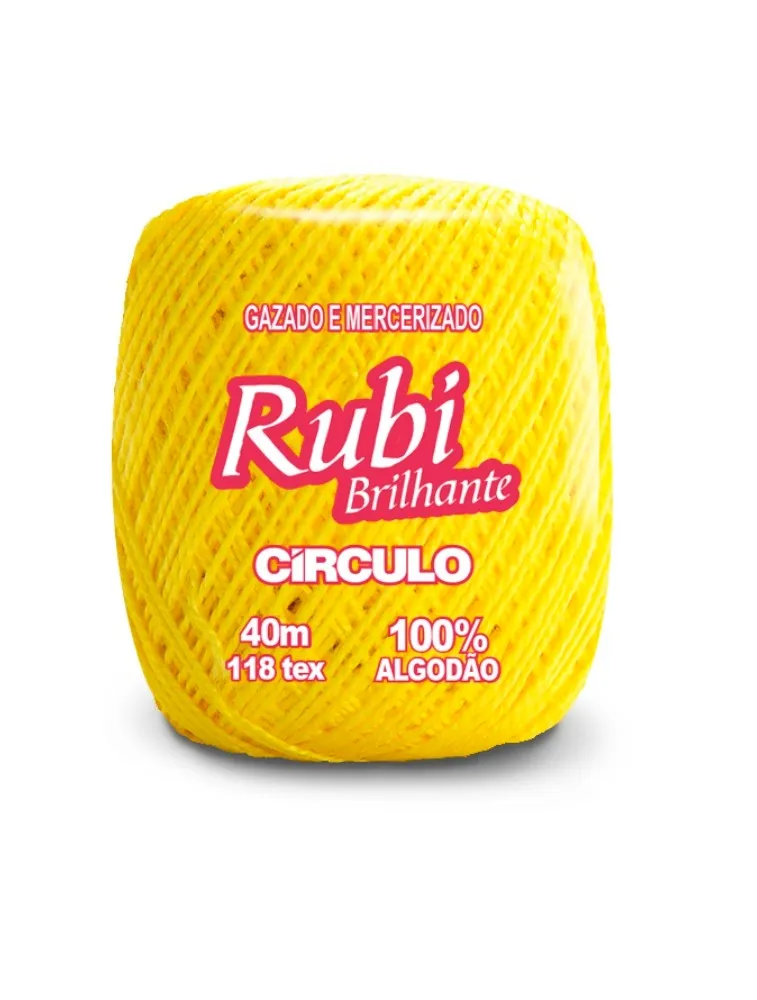 **1240 LINHA CIRCULO RUBI 40M 100%CO