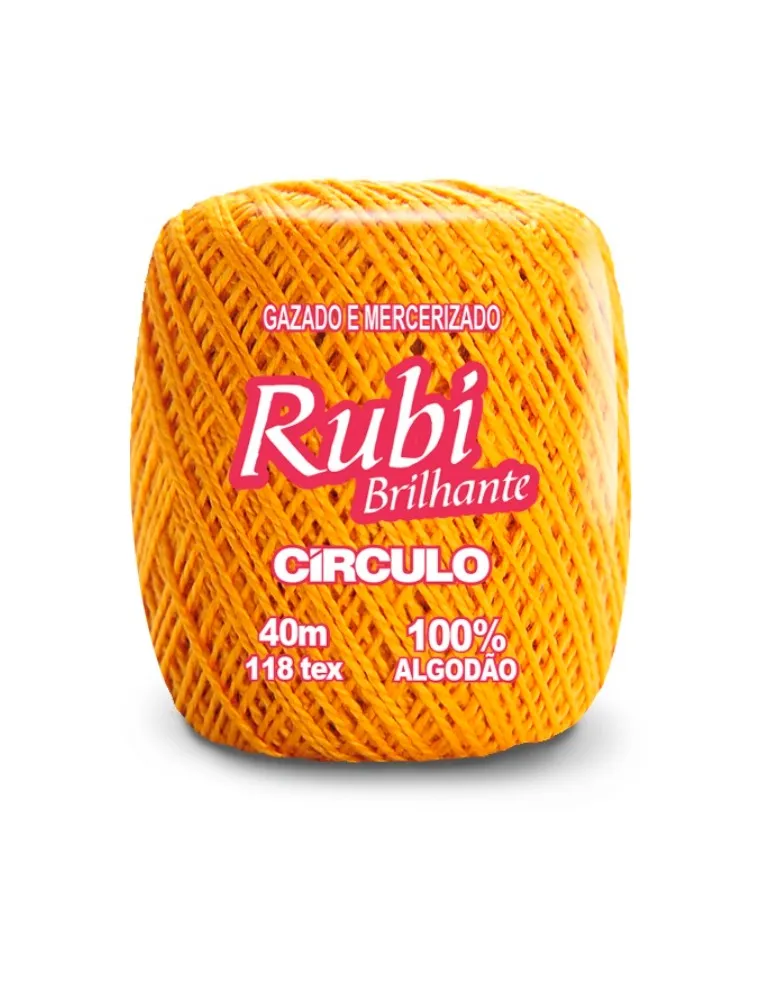 1402 LINHA CIRCULO RUBI 40M 100%CO 