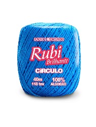 2258 LINHA CIRCULO RUBI 40M 100%CO 