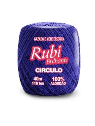2543 LINHA CIRCULO RUBI 40M 100%CO 