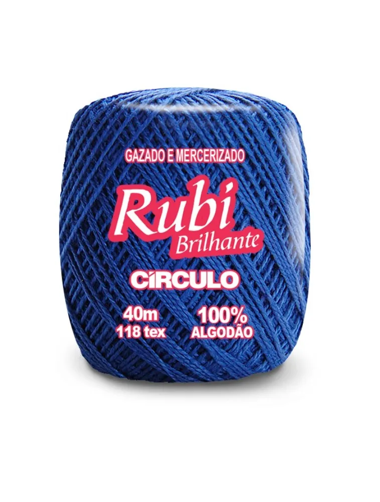 2655 LINHA CIRCULO RUBI 40M 100%CO 