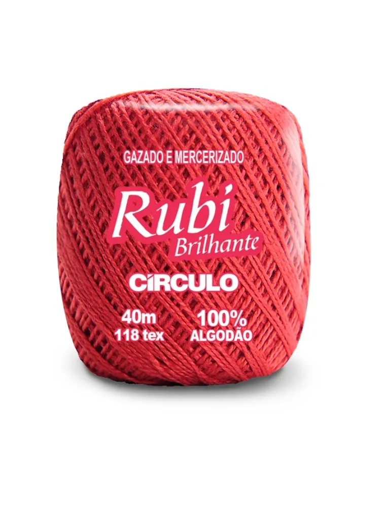 3480 LINHA CIRCULO RUBI 40M 100%CO 