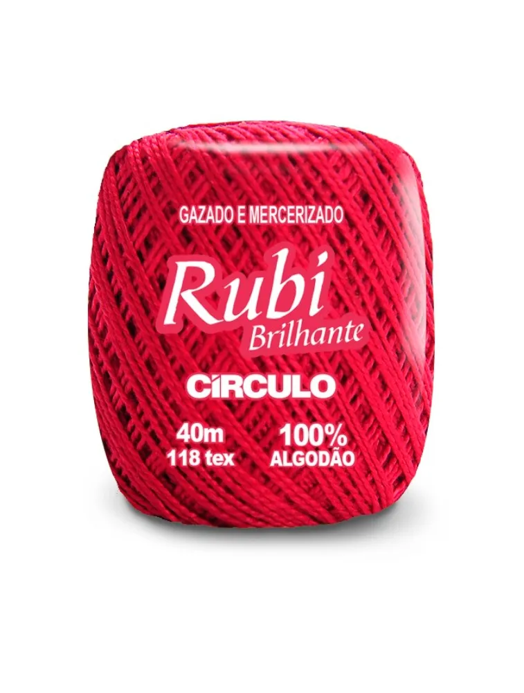 3611 LINHA CIRCULO RUBI 40M 100%CO 