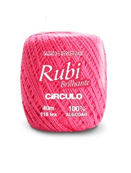 3626 LINHA CIRCULO RUBI 40M 100%CO 