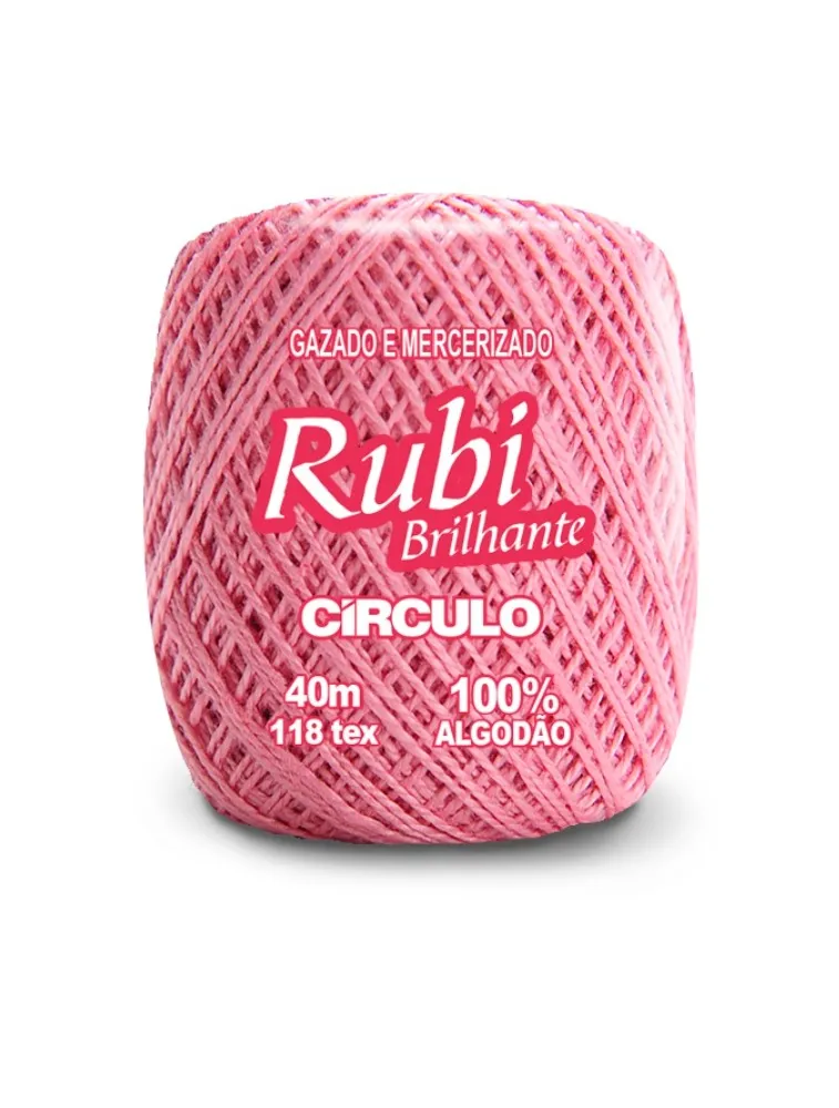 3627 LINHA CIRCULO RUBI 40M 100%CO 