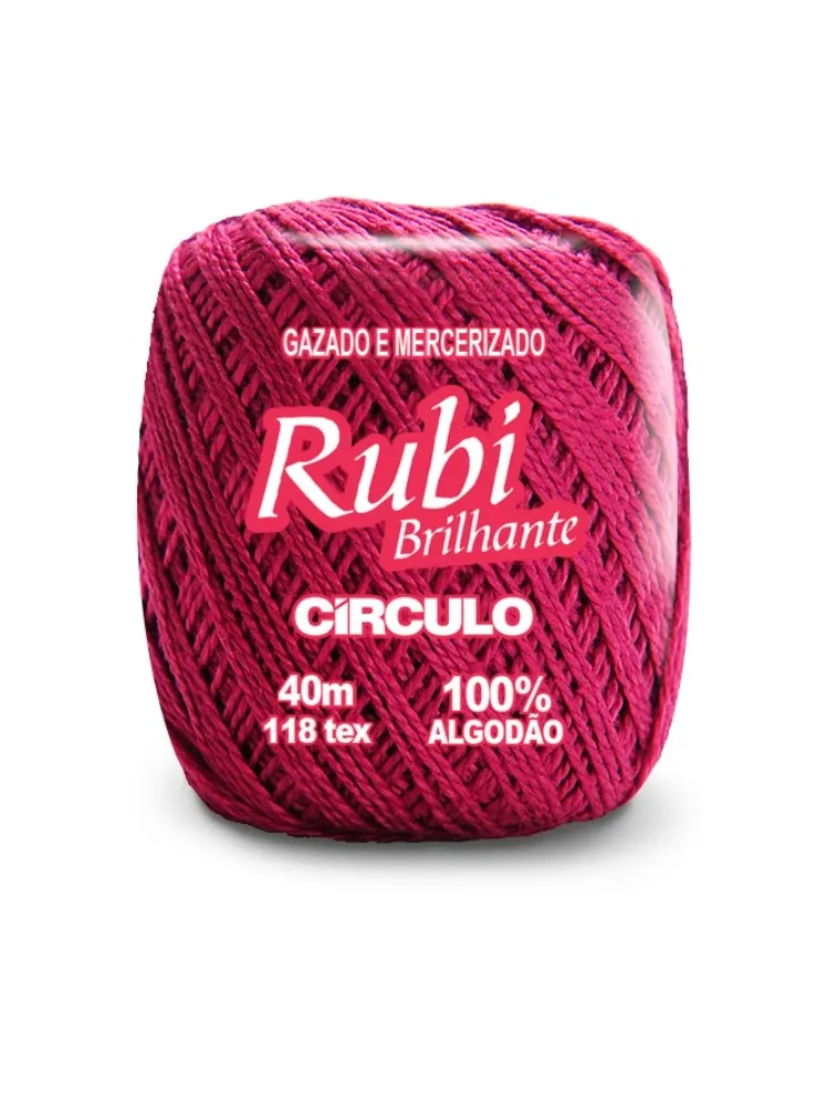 3794 LINHA CIRCULO RUBI 40M 100%CO 