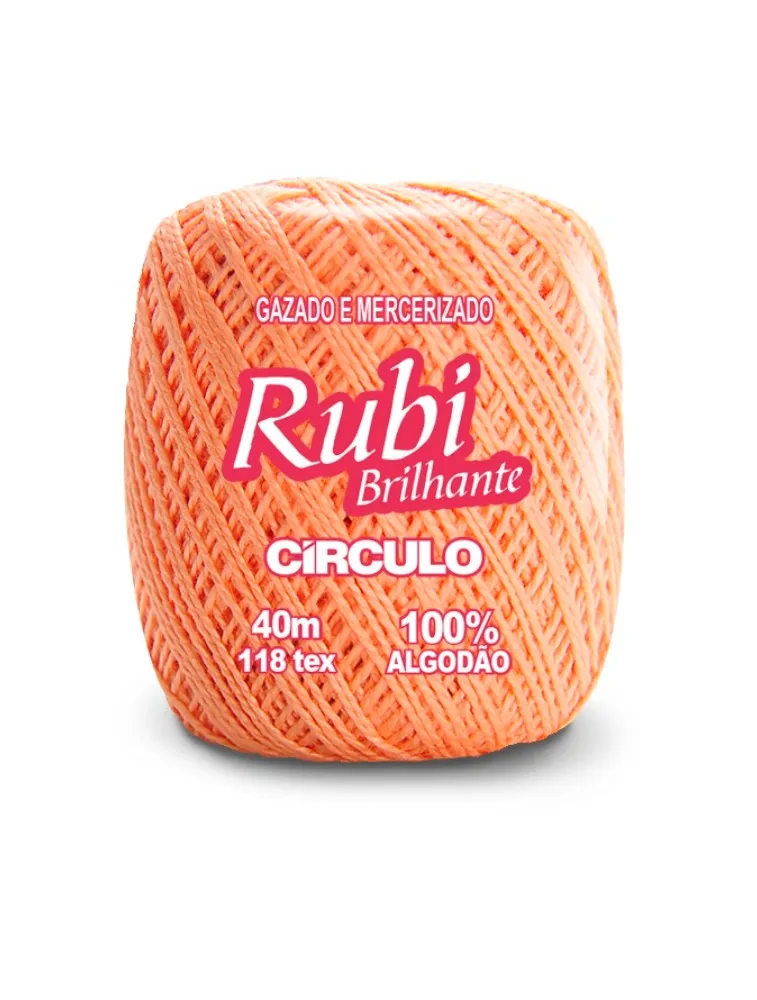 4509 LINHA CIRCULO RUBI 40M 100%CO 