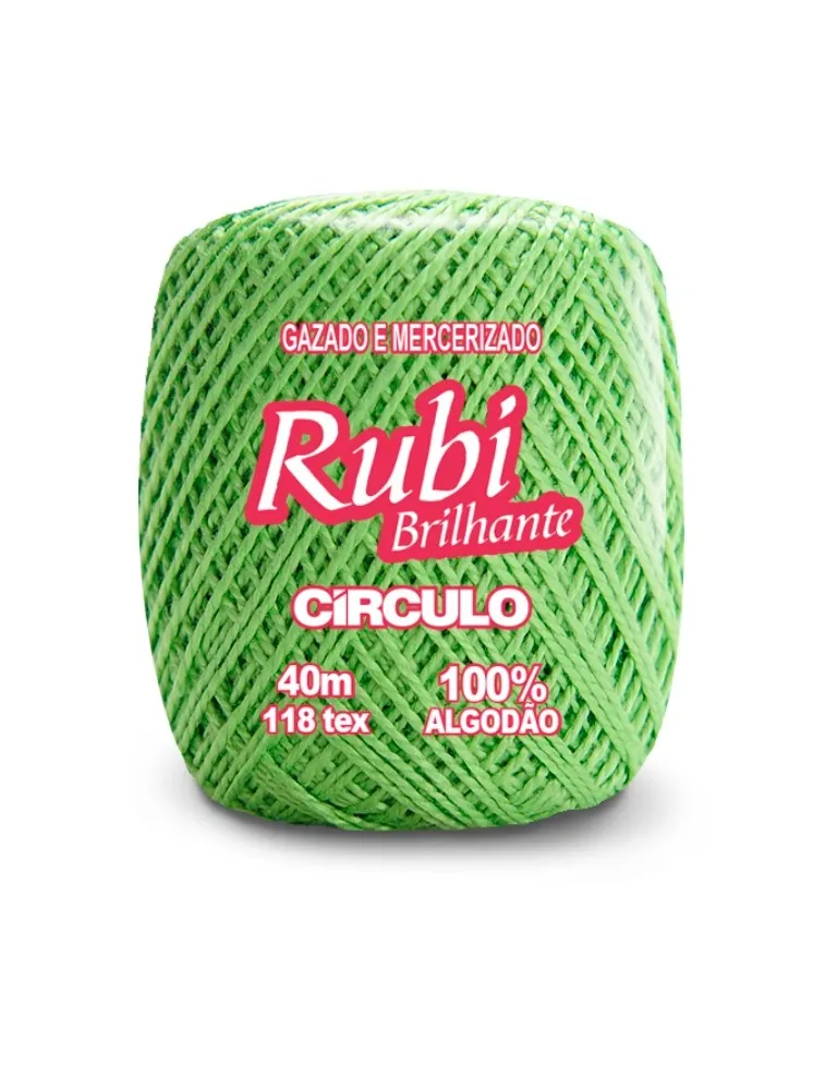 5184 LINHA CIRCULO RUBI 40M 100%CO 