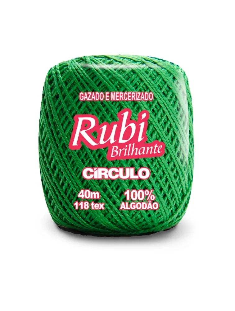 5212 LINHA CIRCULO RUBI 40M 100%CO 