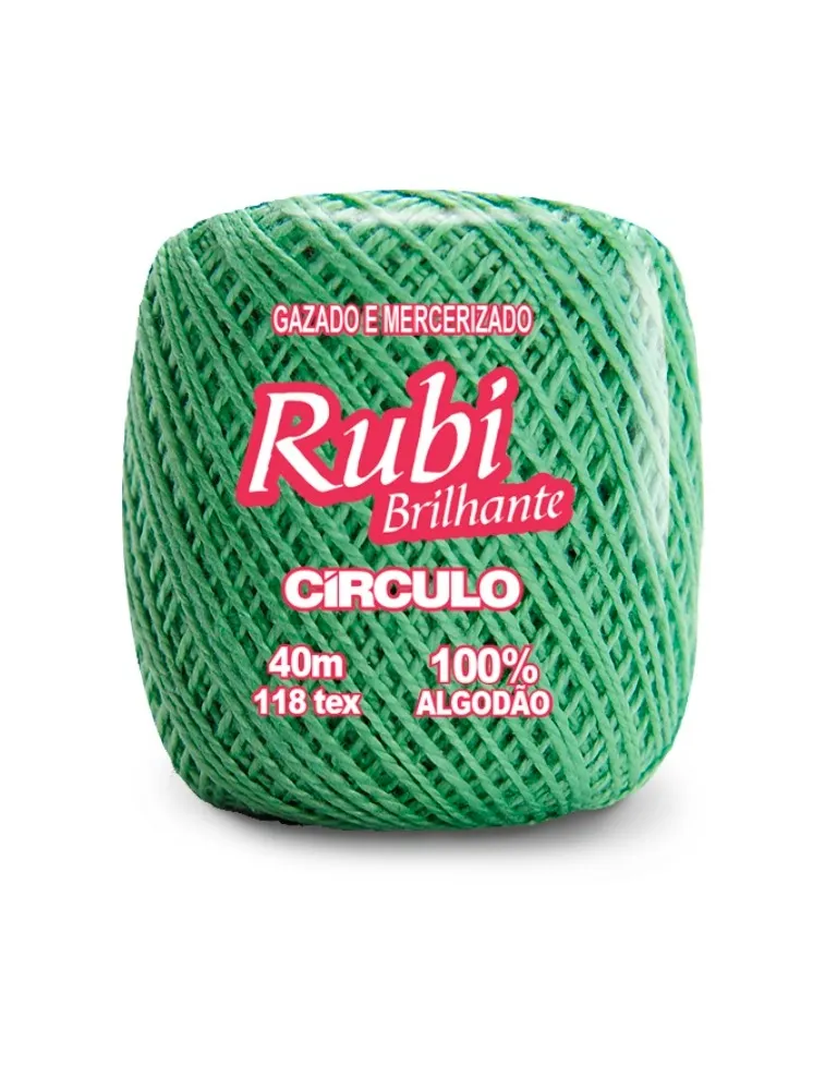 5213 LINHA CIRCULO RUBI 40M 100%CO 