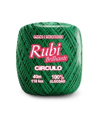 5385 LINHA CIRCULO RUBI 40M 100%CO 