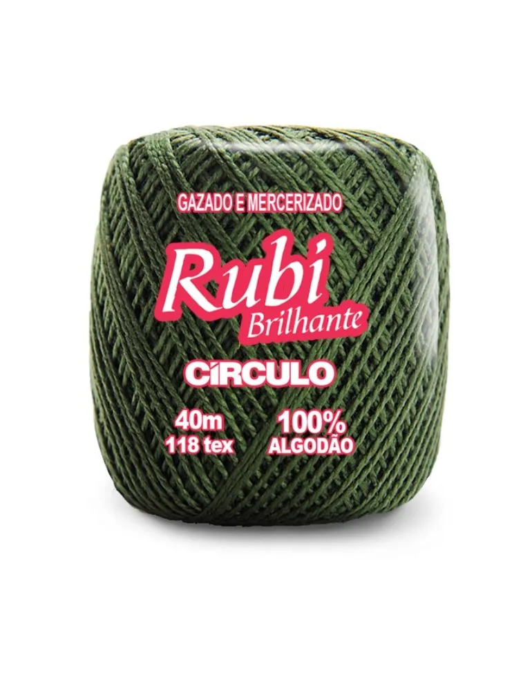 5408 LINHA CIRCULO RUBI 40M 100%CO 