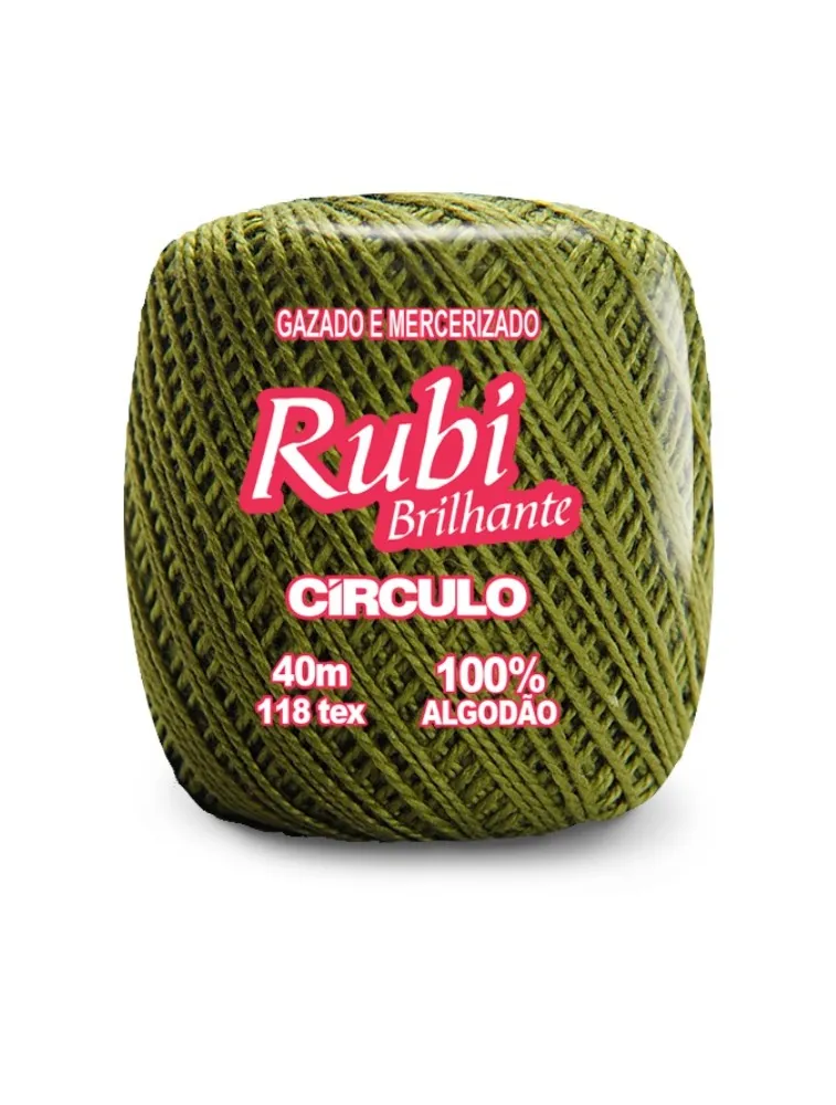 5606 LINHA CIRCULO RUBI 40M 100%CO 