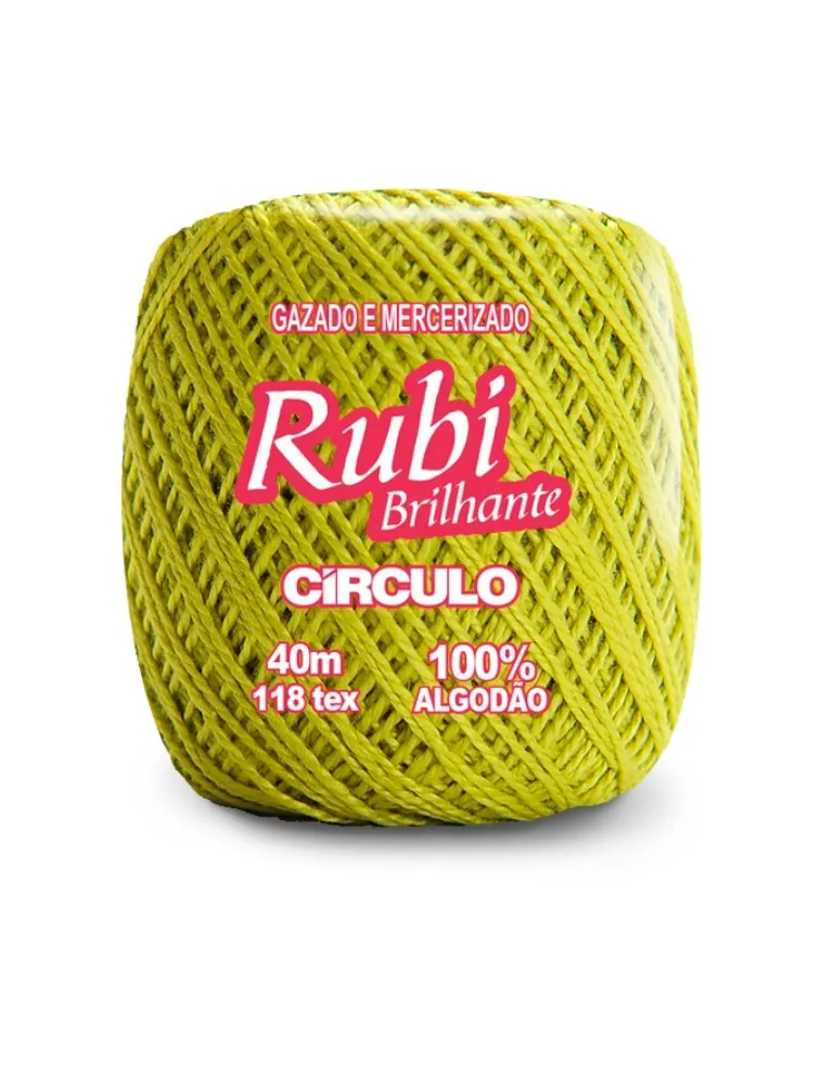 5806 LINHA CIRCULO RUBI 40M 100%CO 