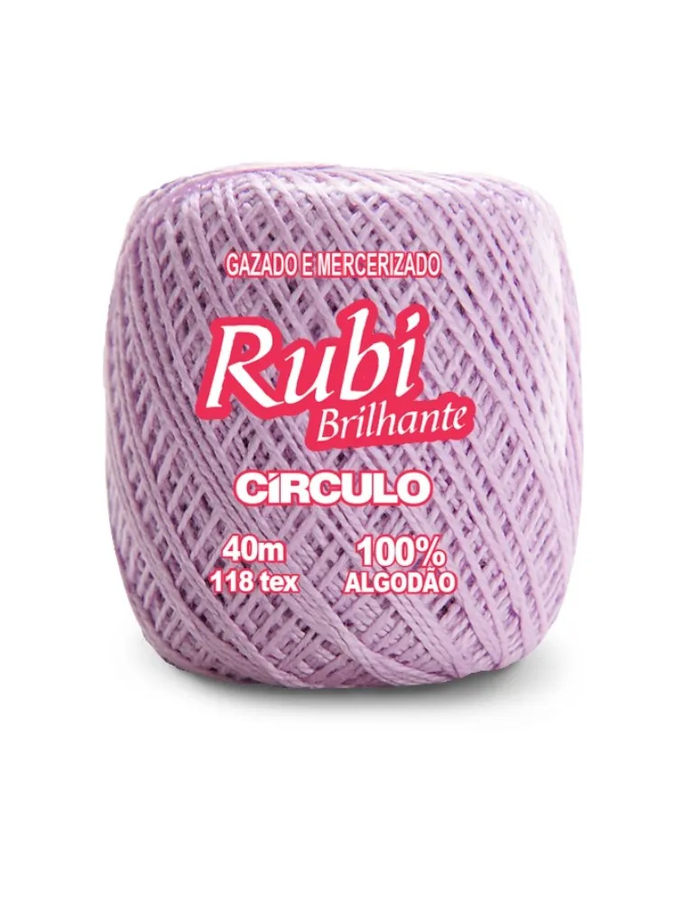6140 LINHA CIRCULO RUBI 40M 100%CO 