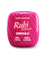 6185 LINHA CIRCULO RUBI 40M 100%CO 
