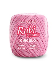 6188 LINHA CIRCULO RUBI 40M 100%CO 