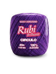 6290 LINHA CIRCULO RUBI 40M 100%CO 