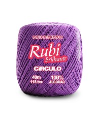 6394 LINHA CIRCULO RUBI 40M 100%CO 