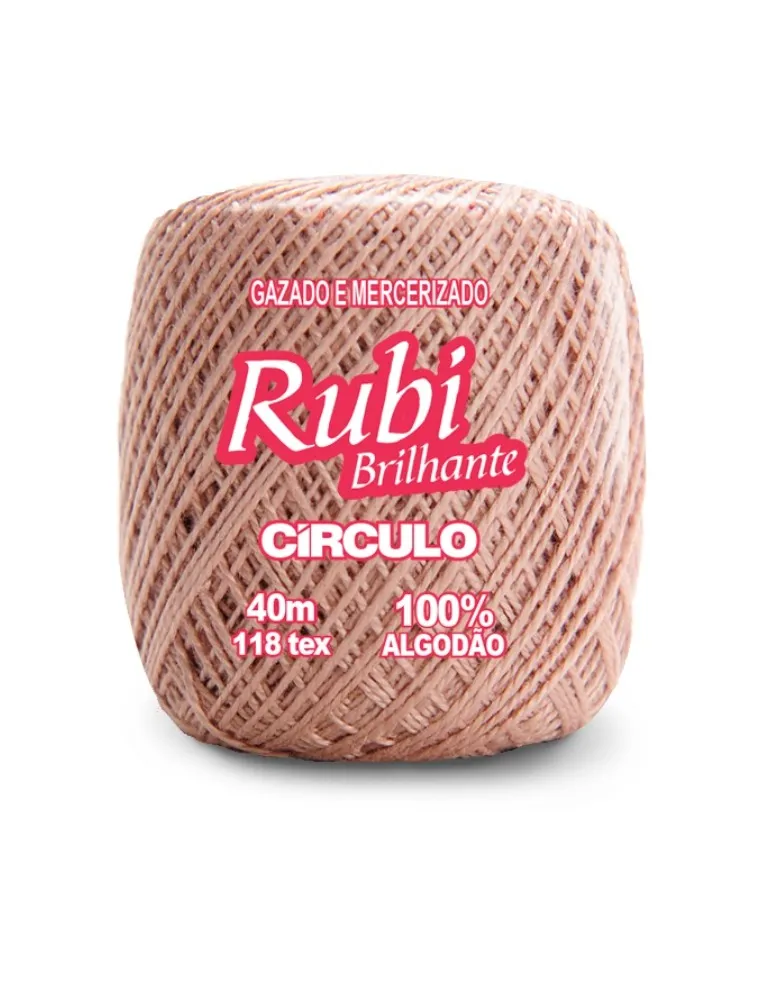 7083 LINHA CIRCULO RUBI 40M 100%CO 