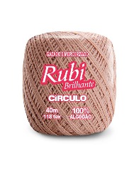 7389 LINHA CIRCULO RUBI 40M 100%CO 