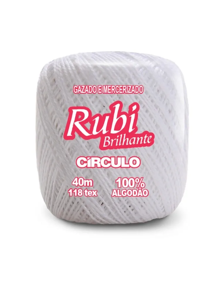 8001 LINHA CIRCULO RUBI 40M 100%CO 