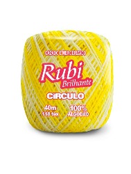 9024 LINHA CIRCULO RUBI 40M 100%CO 