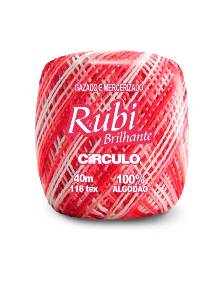 9202 LINHA CIRCULO RUBI 40M 100%CO 