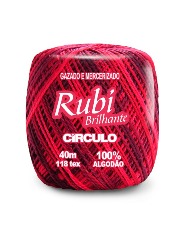 9245 LINHA CIRCULO RUBI 40M 100%CO 