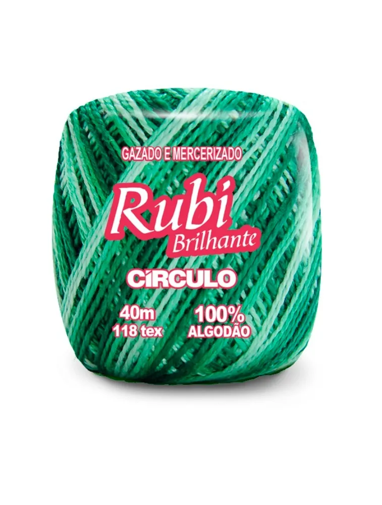 9440 LINHA CIRCULO RUBI 40M 100%CO 