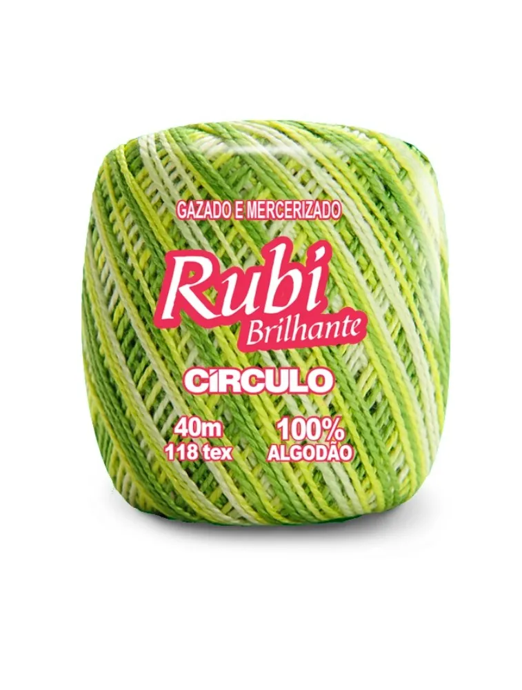 9462 LINHA CIRCULO RUBI 40M 100%CO 