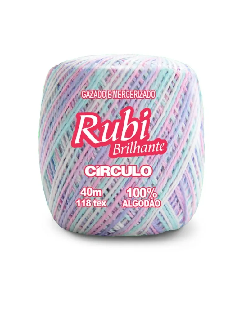 9490 LINHA CIRCULO RUBI 40M 100%CO 