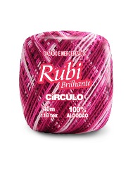 9520 LINHA CIRCULO RUBI 40M 100%CO 