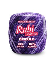 9563 LINHA CIRCULO RUBI 40M 100%CO 