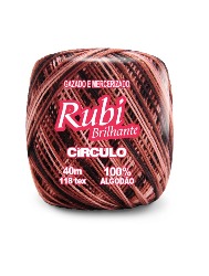 9601 LINHA CIRCULO RUBI 40M 100%CO 