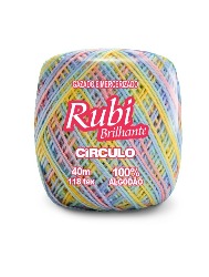 9946 LINHA CIRCULO RUBI 40M 100%CO 