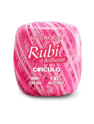 9288 LINHA CIRCULO RUBI 40M 100%CO 