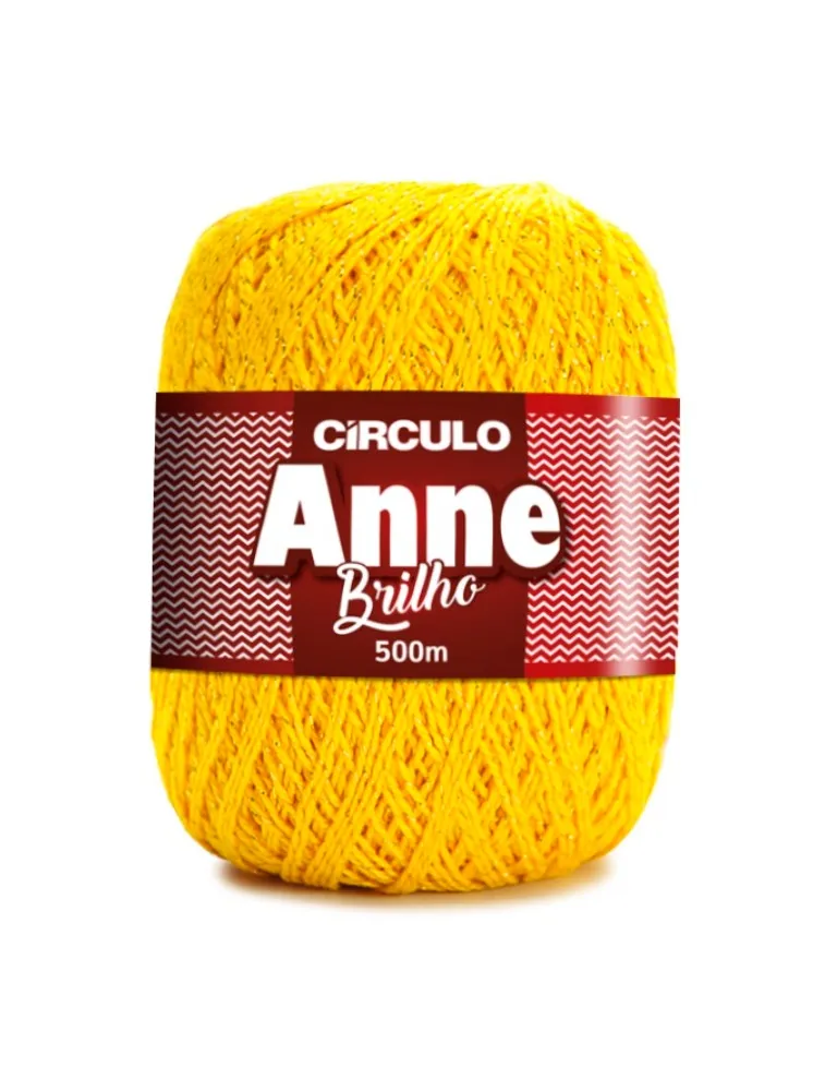 1289 LINHA CIRCULO ANNE BRILHO OURO 500M 100%CO
