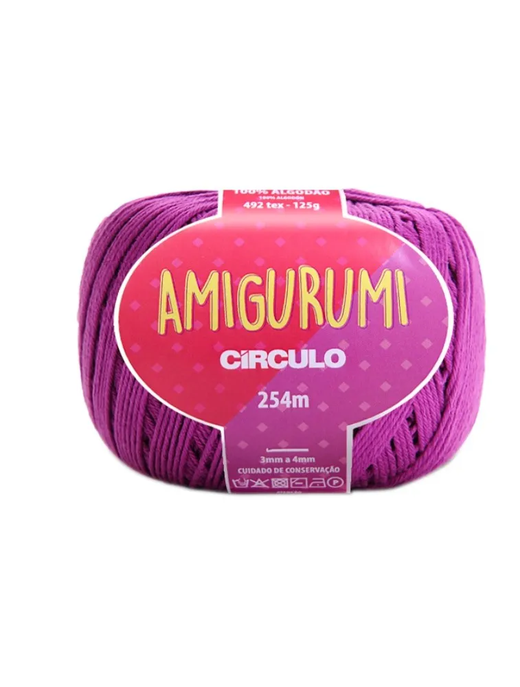 6614 LINHA CIRCULO AMIGURUMI 254M 100%CO