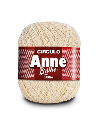 0020 LINHA CIRCULO ANNE BRILHO OURO 500M 100%CO
