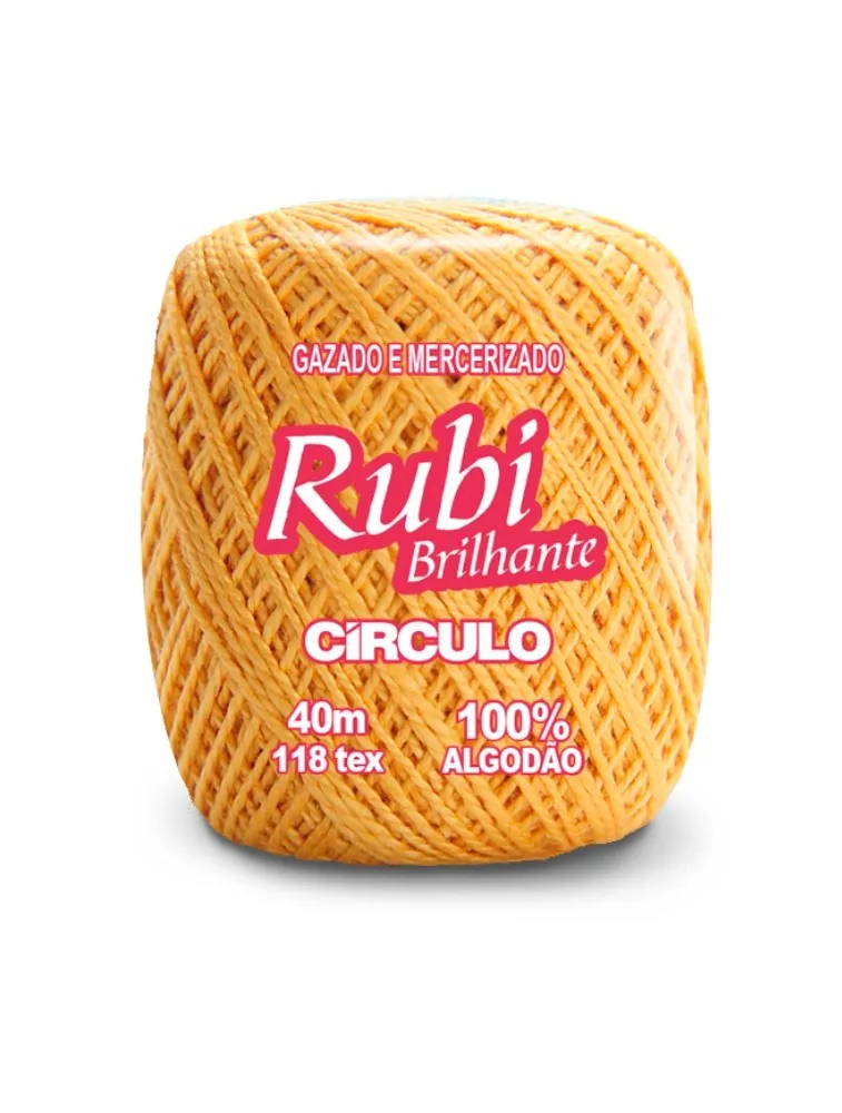 1404 LINHA CIRCULO RUBI 40M 100%CO 