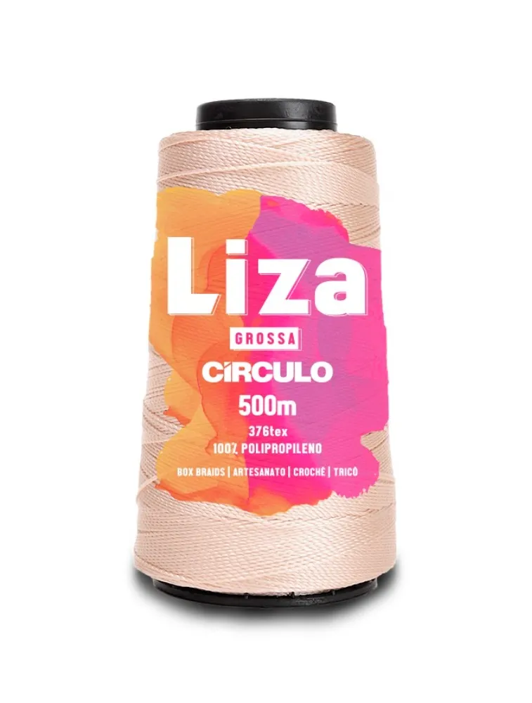 8175 LINHA CIRCULO LIZA GROSSA 500M 100%PP 