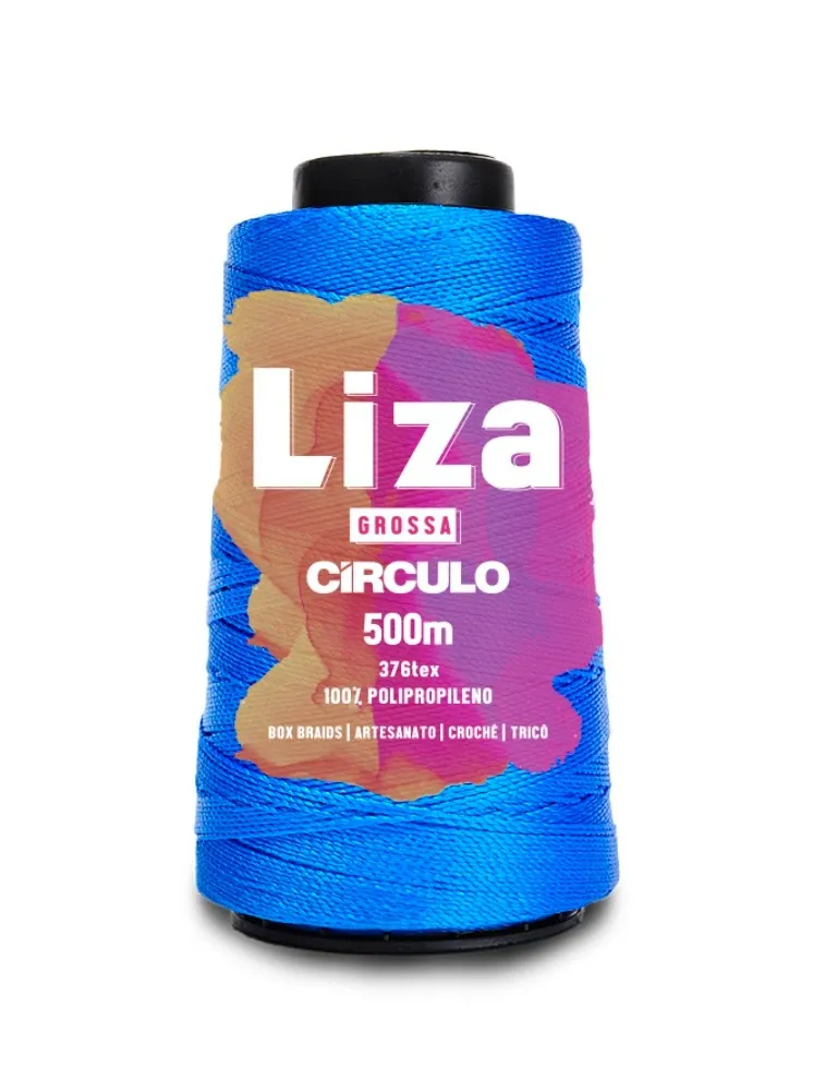 2500 LINHA CIRCULO LIZA GROSSA 500M 100%PP