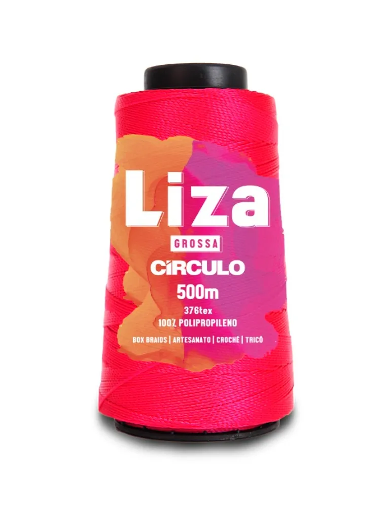6185 LINHA CIRCULO LIZA GROSSA 500M 100%PP 