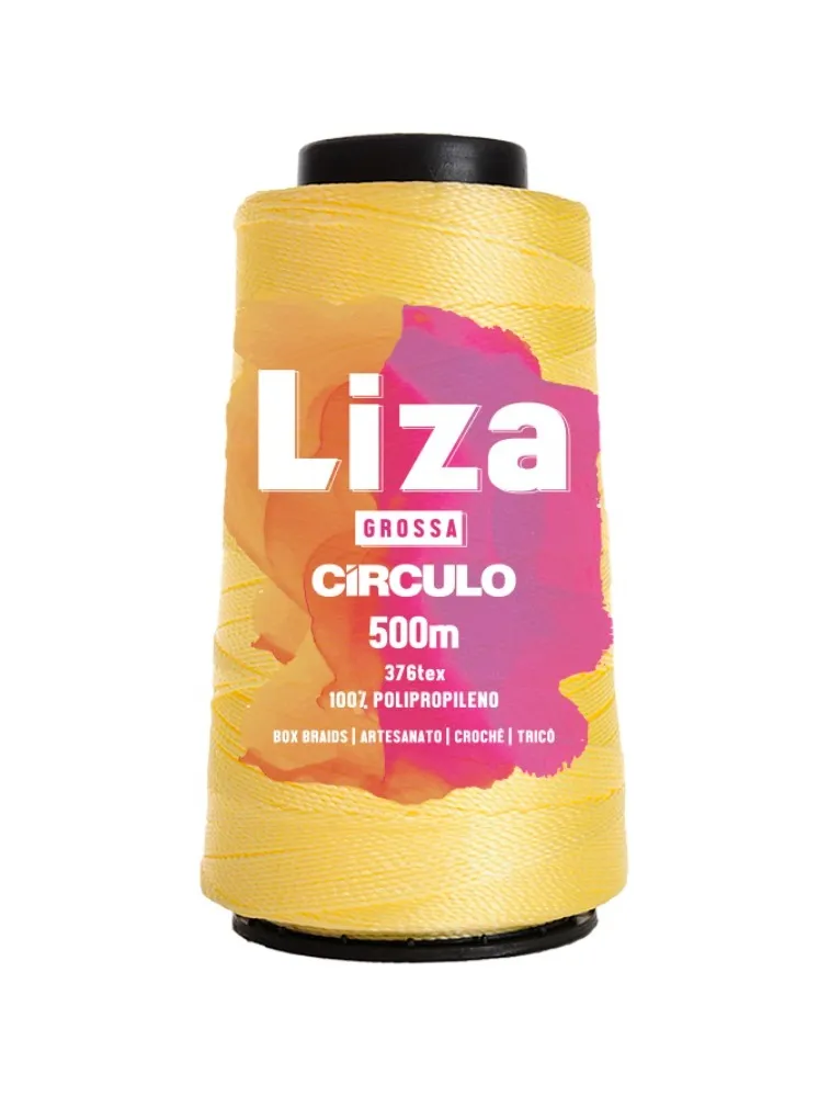 1074 LINHA CIRCULO LIZA GROSSA 500M 100%PP