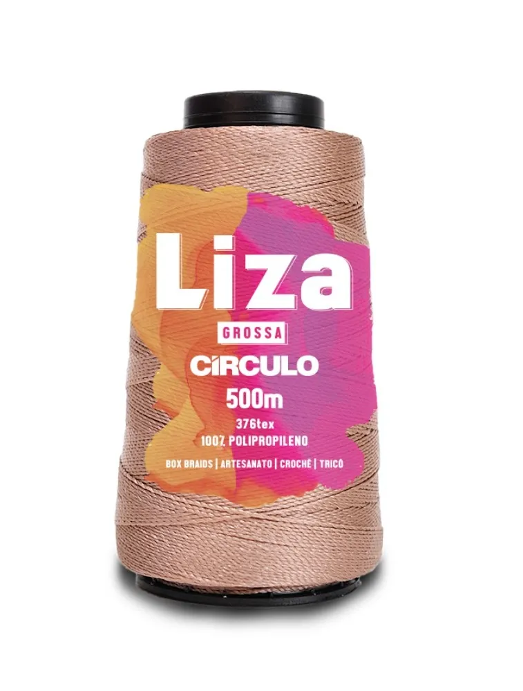 7329 LINHA CIRCULO LIZA GROSSA 500M 100%PP