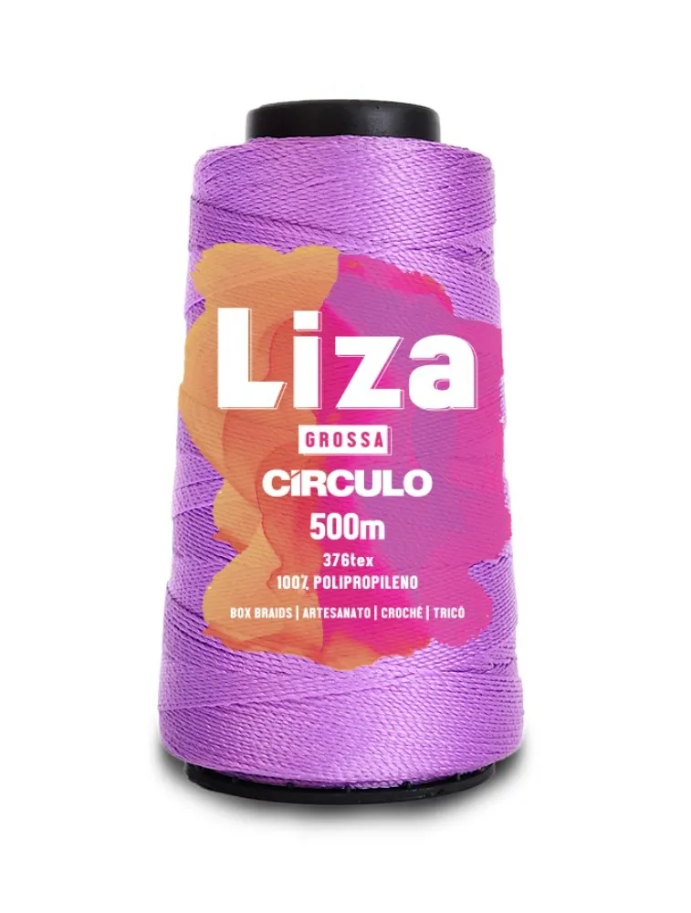 6402 LINHA CIRCULO LIZA GROSSA 500M 100%PP 